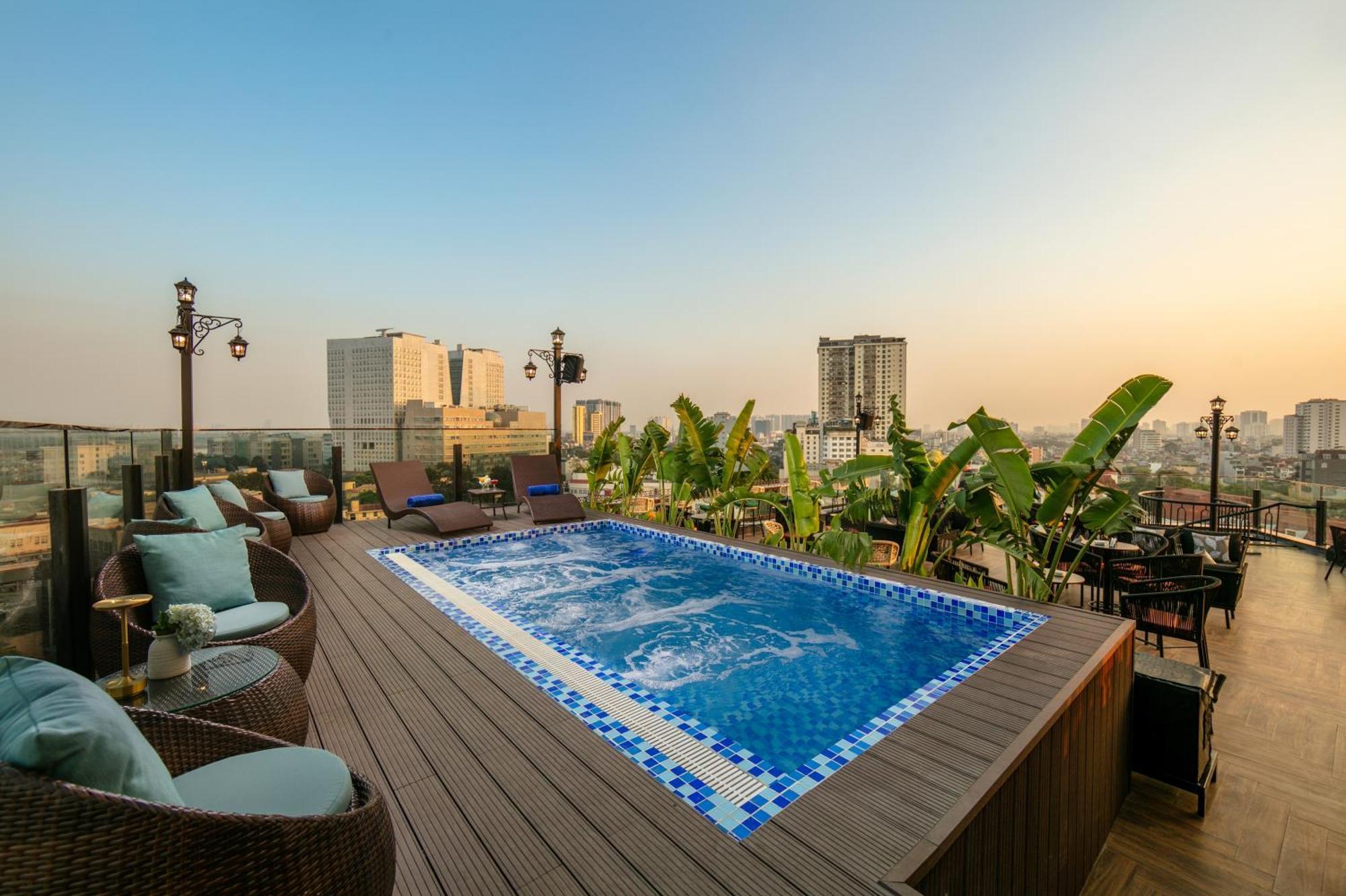 May De Ville Corner Hotel Hanoi Exterior foto